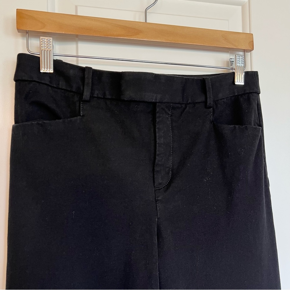Banana Republic Women’s black Sloan pants Dress pants Straight leg pants Size 6L - Picture 4 of 7